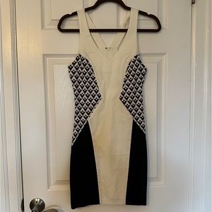 Black & White Bodycon Dress